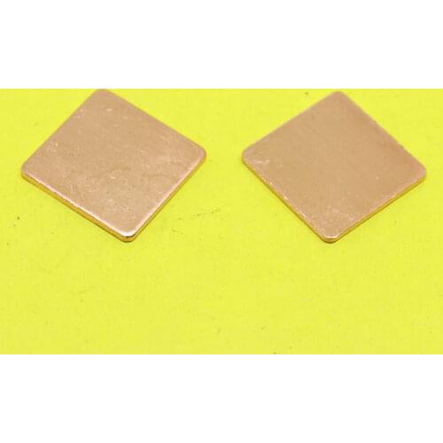 Cltgxdd TL-099 15x15x1 mm DIY Copper Heatsink Shim Thermal Pad Heat Sink Sheet For Laptop GPU CPU VGA Chip RAM cooler cooling