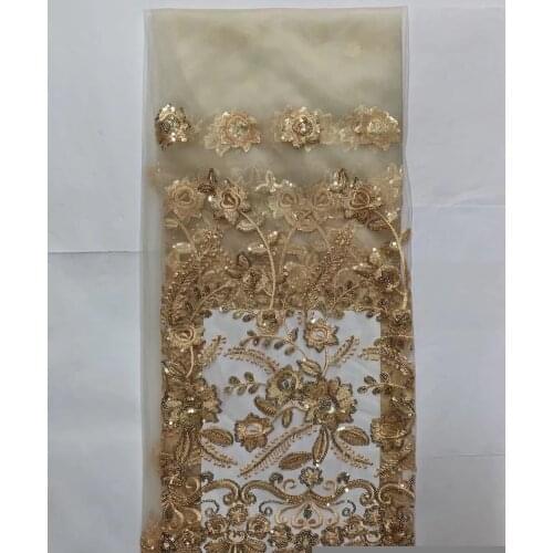 Top Sale French Net Lace Fabric 2020 Latest African Lace Fabric With Stones Embroidery Tulle Lace Fabric For Party High quality