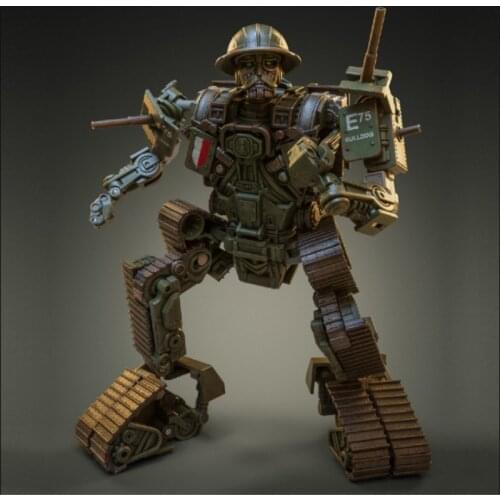 15.5cm TOY WORLD SS Proportion TW-FS01 Bulldog World War Military Tank Transformation Robot Boy Collection Toy