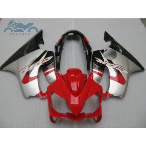 Customize Injection fairings for HONDA CBR600 F4i fairing kit 04-07 CBR 600F CBR600F4I 2004-2007 red silver motorcycle bodywork