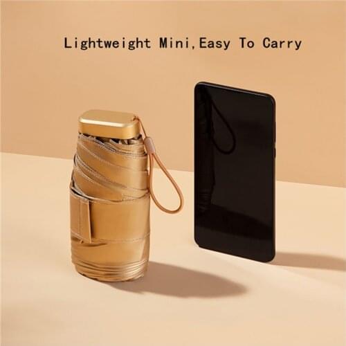 Rainy Day Pocket Umbrella Mini Folding Sun Umbrellas Parasol Men Foldable Umbrella Mini Umbrella Women Gifts Traveling Rain Gear