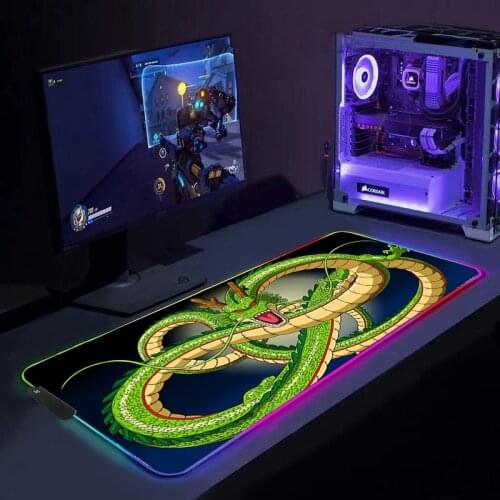Cool Dragon LED RGB Gaming Mouse Pad Mousepad Mause Pad Keyboard Desk Carpet Game Rubber No-slip Mouse Mat Gamer Balls Deskmats