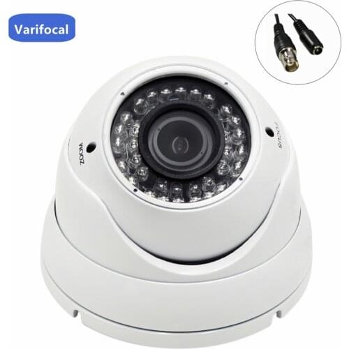 5MP Dome AHD Varifocal Video Surveillance Camera 5.0 Megapixel IR 25M Night Vision AHD/TVI/CVI/CVBS 4 IN 1 Camera