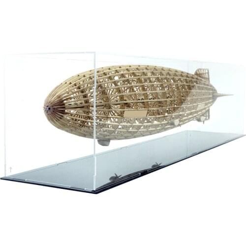 DWH VS36 1:453 Scale D-LZ129 Airship 540mm Length Wooden Static DIY Building Model DIY Building Wooden Toys Gift for Adults