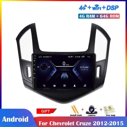 9 inch Android Multimedia Player For Chevrolet Cruze 2012-2015 Car Radio Stereo Navigation DSP Touch IPS Screen Wifi Bluetooth