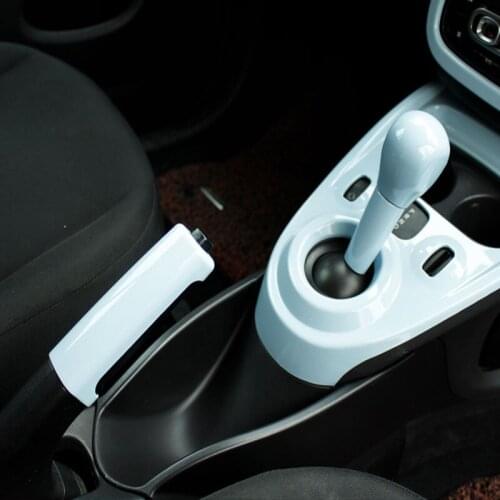 For Mercedes-Benz Smart 453 Fortwo Forfour Gearhead Handbrake Cover Anti-scratch Patch Interior Decoration Accessories