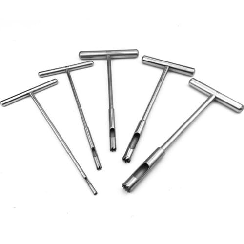 Orthopedics T-Handle Hollow Mill For Removal Of Bone Screw Extractor Orthopedics Instrument