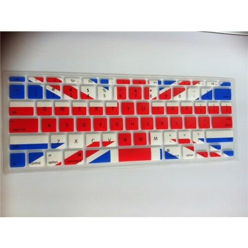 British Flag English US Skin Silicone Protector Keyboard Cover film for Apple Macbook Air 11.6 inch High Quality New Arrival