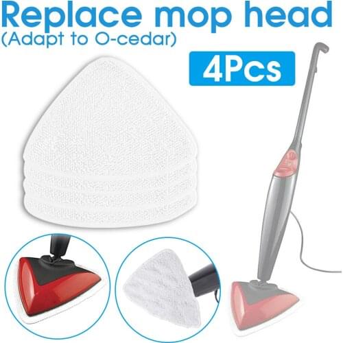 4pcs/lot Replacement Microfiber Mop Pads Floor Mop Cleaning Head Washable Reusable Mop Head Refill for Vileda Steam Cleaner