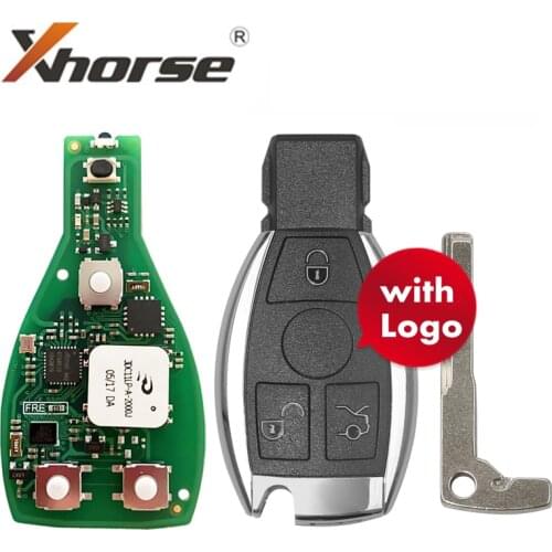 Xhorse XSBZ01EN Universal VVDI MB FBS3 BGA Keyless Go Key 315/433MHZ for Benz W204 W207 W212 W164 W166 W221 with Logo