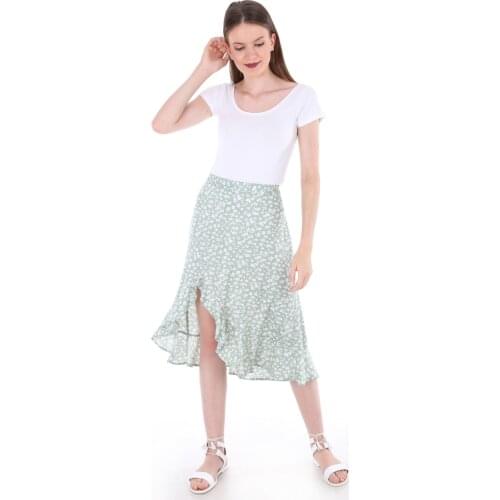 Flower Pattern Skirt Korean Fashion Ladies Skirt Mini Gothic Clothing Women 'S Skirt Korean Fashion Skirts Womens 2021