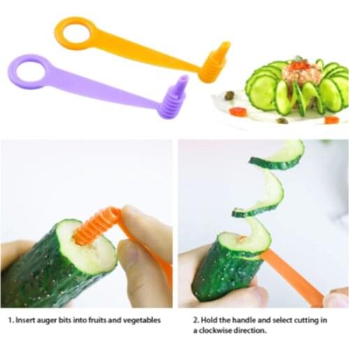 1PCS Carrot Spiral Slicer Kitchen Vegetable Cutting Models Potato Cutter Cooking Accessories Home Gadgets Spiral Slicer Cutter