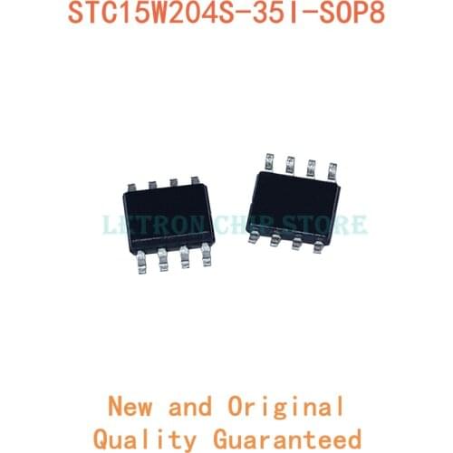 10PCS STC15W204S-35I-SOP8 SOP8 STC15W204S SOP-8 15W204S SOP SOIC8 SOIC-8 SMD new and original IC Chipset
