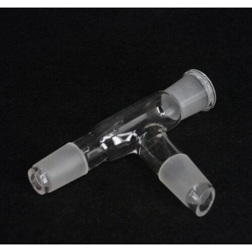 24/29 Joint Distillation Adapter 3-way Claisen 75 Degree Head Connector Tube