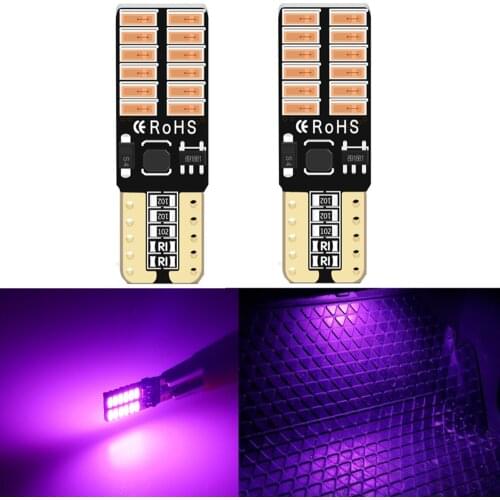 2x Amber White Blue Green Purple Red W5W T10 LED Canbus Auto Signal Lamp For BMW e90 e46 e87 e60 x3 e83 f25 x5 e53 e70 x5 g05
