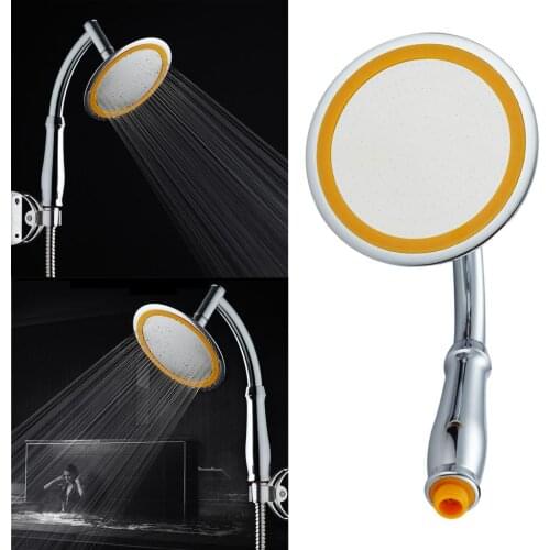 30% Pressurized Nozzle Shower Head ABS Bathroom Accessories High Pressure Water Saving Rainfall Shower Head