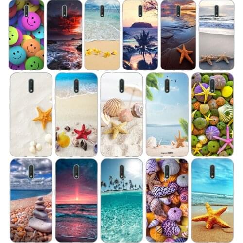 314FG A yellow sea star by the sea gift Soft Silicone Tpu Cover phone Case for Nokia 2.1 2.3 3 3.1 4.2 5 5.1 Plus 7.2 6 8