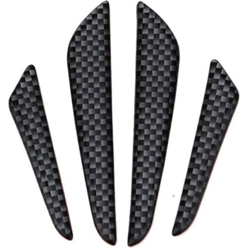 4xCarbon Fiber Car Door Edge Guard Strip Scratch Protector Anti-collision Trim Anti-rub Car Door Edge Guards Molding Protection