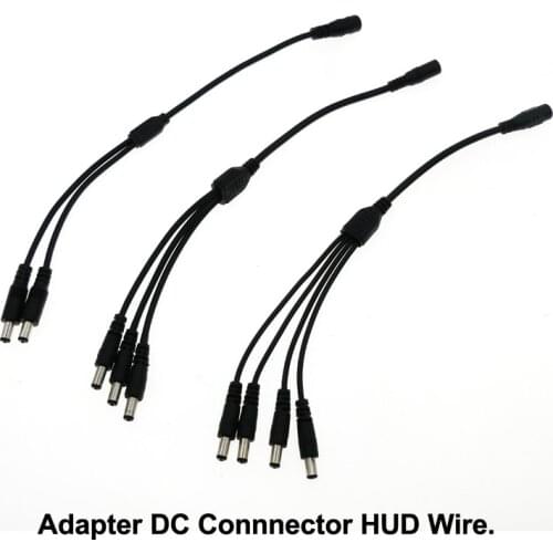 Adapter DC Connnector 1 to 2 / 1 to 3 / 1 to 4 HUD Power Wire