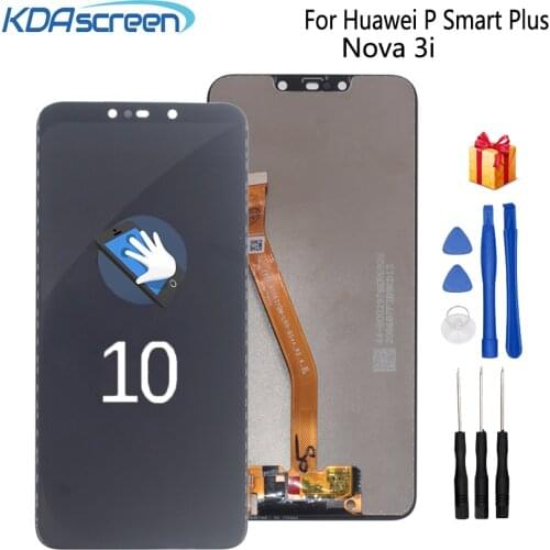 Original For Huawei P Smart Plus LCD Display Touch Screen Digiter Repair Phone For Nova 3i INE-LX1 INE-L21 Screen LCD Display