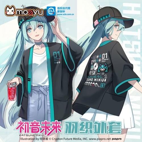 Japanese Fashion Anime Vocaloid Miku Coat WomenS Kimono Cardigan Haori Yukata Clothing Loose Shirt Summer Men Cosplay Costume