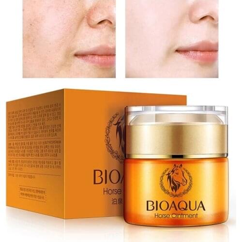 LAIKOU Horse Oil Face Cream Anti-Aging Day Cream Horse Oil Ointment Whitening Moisturizing Anti Wrinkle Cream Skin Care