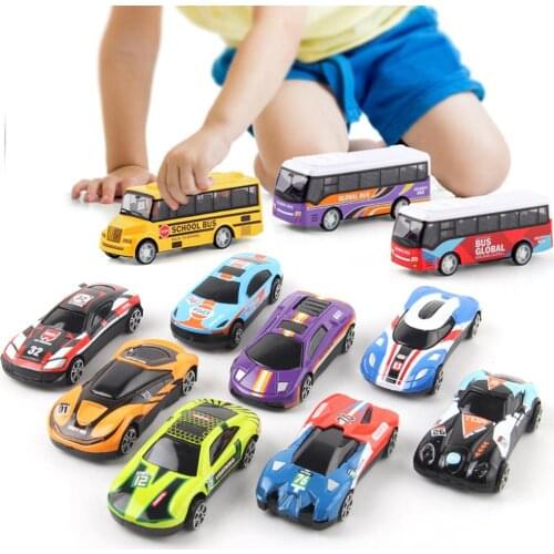 Alloy Car Model Simlate Pull Back Educational Toys For Kids Gift