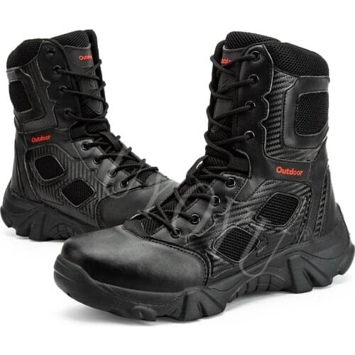 Outdoor Men Hiking Shoes Breathable sand military Tactical Combat Army Boots Desert Training Sneakers Anti-Slip Trekking Shoes