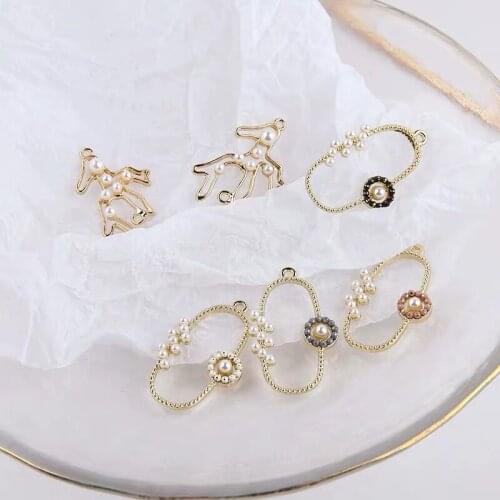 New style 40pcs/lot beads core geometry ovals/animals shape alloy floating locket charms diy jewelry earring accessory