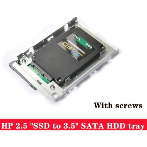 Original nouveau 654540-001 2.5 "SSD à 3.5" SATA adaptateur plateau convertisseur SAS HDD support pour DELL/hp/Mac Pro