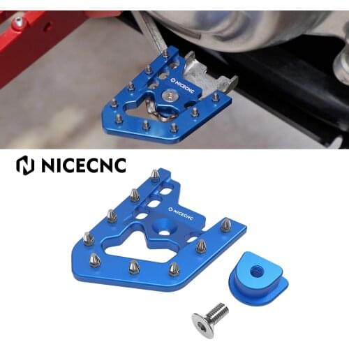 NICECNC ATV Brake Pedal Step Plate Tip Extender For Yamaha RAPTOR 700 2013-2020 700R 2016-2020 700R SPECIAL EDITION 13-16 18-20