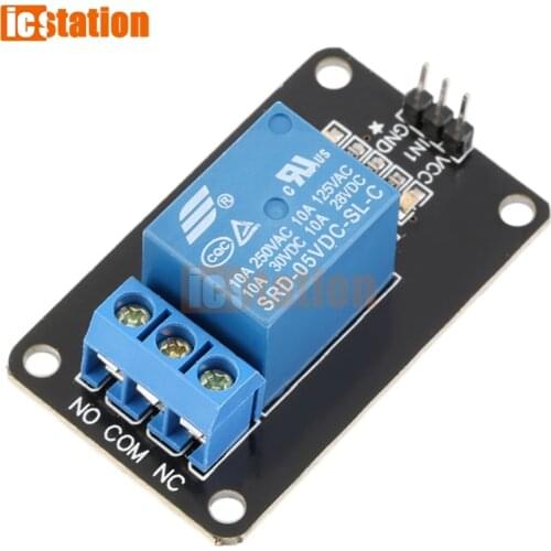 5V 1 Channel Relay Module Shield for SCM Household Appliance Control SRD-05VDC-SL-C