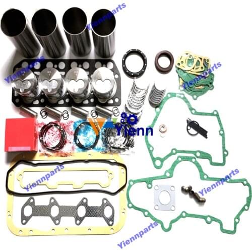 K4E Overhaul Rebuild Kit for Mitsubishi Engine Hanix N260 N350-2 Excavator Repair Parts Piston Ring Gasket Bearing Set
