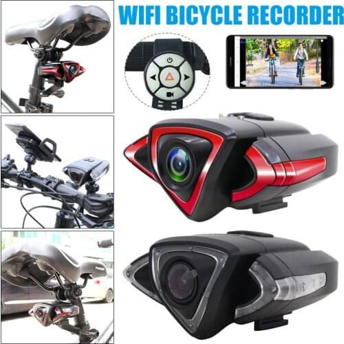 Cyclist Camera Night Rear View WiFi Bike Cam DVR Bicycle Cycling Video Recorder Bike Supplies New Arrival
