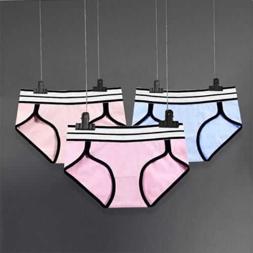LANGSHA Women Panties Soft Cotton Intimates Style Underpants Cute Patchwork Female Underwear Girls Short Pants Plus Size Briefs