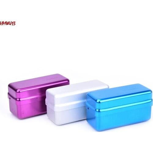 1Pc High Quality 72 Hole Aluminium Autoclave Sterilizer Case Burs Dental Disinfection Endo Files Holder Box For Oral Care NEW