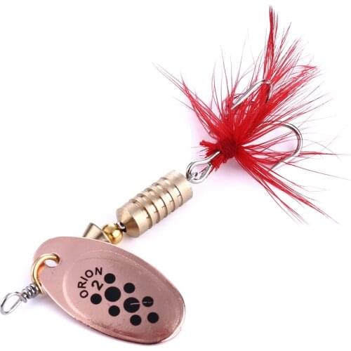6.5cm 5.3g Spinner Fishing Lures Wobblers CrankBaits Jig Shone Metal Sequin Trout Spoon With Feather Hook for Carp Fishing Pesca