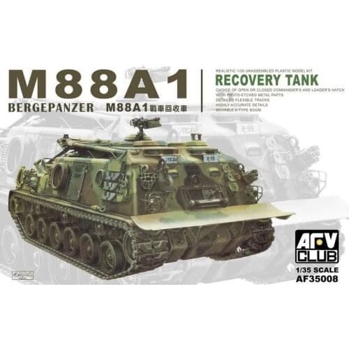 AFV Club AF35008 1/35 M88A1 Bergepanzer Recevory Tank - Scale model Kit