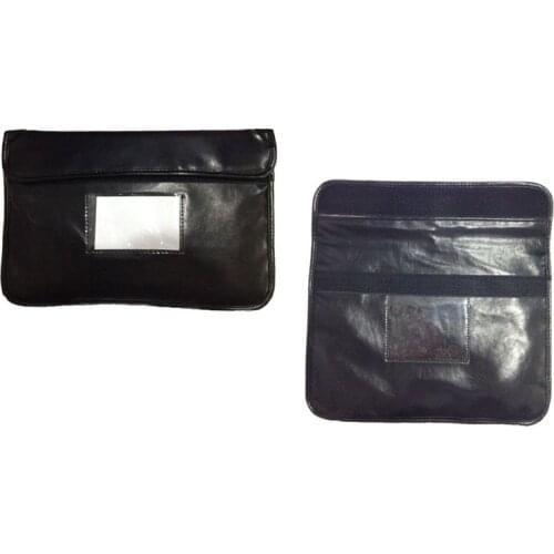 Anti-Scan Card Sleeve PU pouch ok for phones or 7-10" tablet pc w/ radiation blocker bag safety radiation protection jammer bag