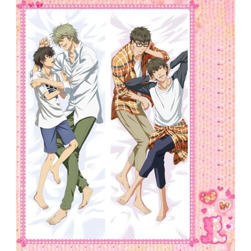 Anime Cartoon Super Lovers Double Sided Bolster Hugging Peach Skin 2 Way Pillow Case Pillow Cover Pilllowcase Gift 78011