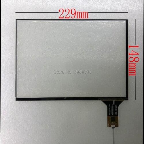 10.1" capacitive touch screen 229X148mm IIC6P USB interface for Android Raspberry pie WIN7 8 10 system