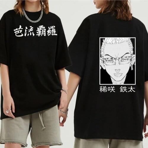 2021 Anime Tokyo Revengers Valhalla Kisaki Tetta Hanma Shuji Round Neck T-Shirt Summer Harajuku Men Women Teen T-Shirt