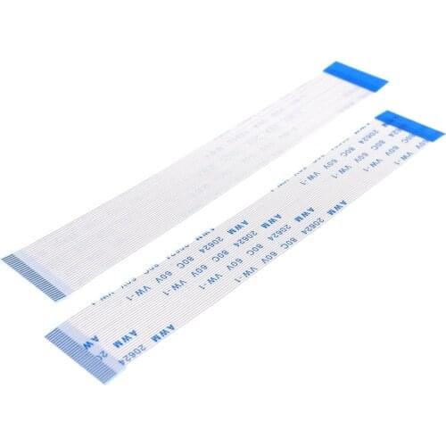 10pcs Flexible Flat Ribbon Cable FPC FFC Cable 0.5 mm Pitch 30 pin 50 100 150 200 300 400 500mm Length Reverse Opposite Type B