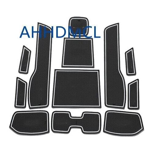 Car Door Gate Slot Mats Cup Armrest Storage Pad Mat For Suzuki SX4 Low Configuration 2013 2014 2015 2016