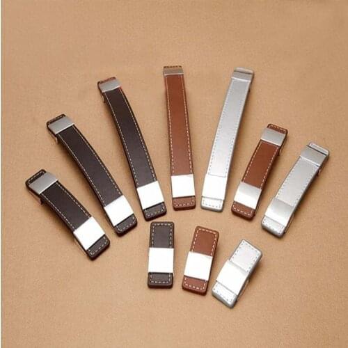 Cabinet Handle Pull Leather European Wardrobe Drawer