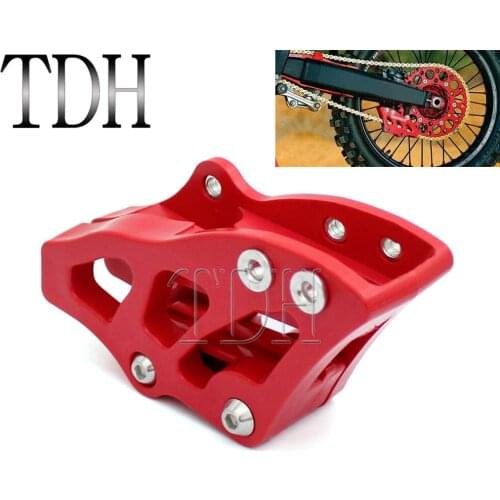 Motorcycle Red Chain Guide Guard Rear Sprocket Protection Motocross For HONDA CR125R 250R CRF250R 450R 250X 450X 2005-2007
