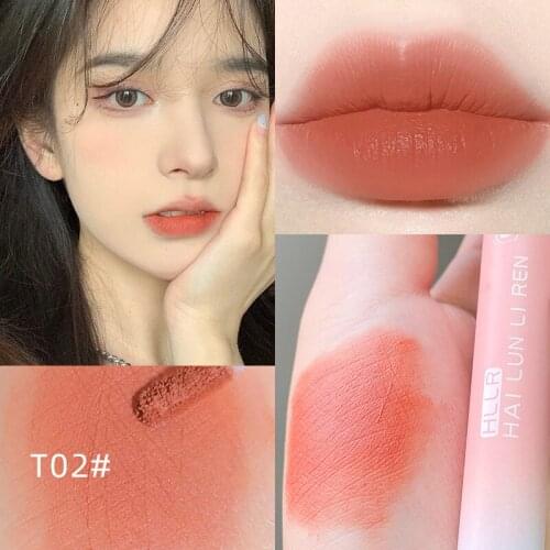 Soft Smooth Lipstick Cosmetic Matte Velvet Lip Gloss Waterproof Lip Tint Longlasting Lip Glaze For Women Sexy Lip Makeup TSLM2