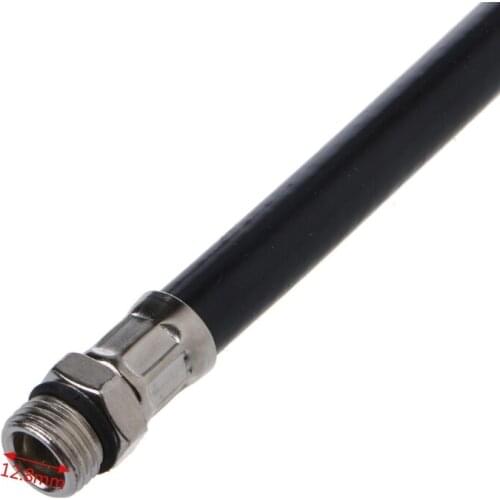 Motorcycle Bicycle Car Flexible Clip On Air Tyre Tire Chuck Inflator Hose Tool R3MD