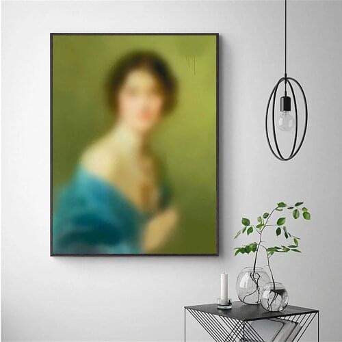Famous Figure Picture Blurring Pop Wall Art Prints Abstract Poster Living Room Home Decor Canvas Painting Frameless Cuadros