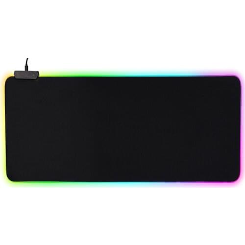 RGB Gaming Mouse Pad Large Size Colorful Luminous for PC Computer Desktop 7 Colors LED Light Desk Mat Gaming Keyboard pad